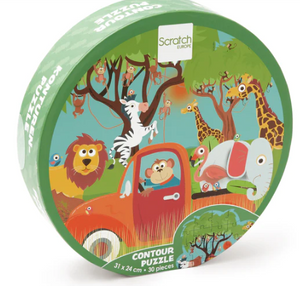 Contour Puzzle - Safari