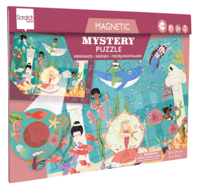 2 In 1 Magnetic Puzzle - Mystery Game - Mermaid