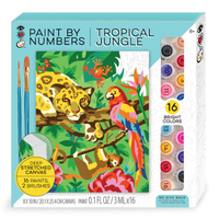 iHeartArt Paint By Numbers Tropical Jungle