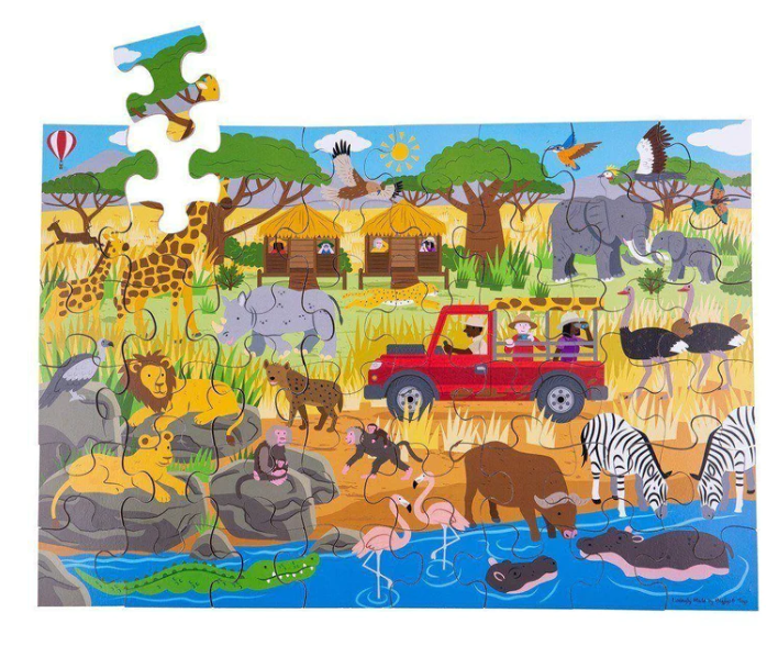 African Adventure Floor Puzzle (48 piece)
