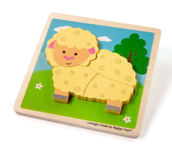 Chunky Lift-Out Puzzle - Sheep