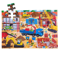 Construction Site Floor Puzzle (48 piece)