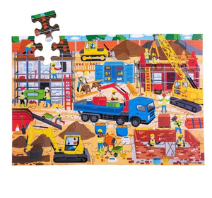 Construction Site Floor Puzzle (48 piece)