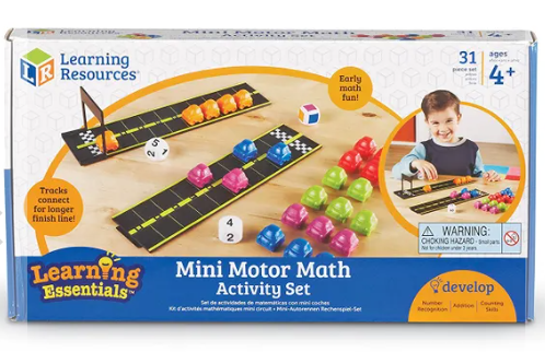 Mini Motor Math Mini Motor Math Activity Set | The Brain Train TT
