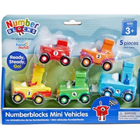 Numberblocks Mini Vehicles, Set of 5