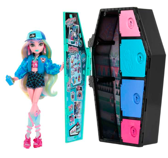 Monster High Skulltimate Secrets Lagoona Blue Doll And Fashion Set With Dress-Up Locker