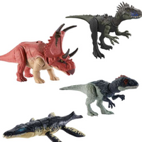 Jurassic World Dinosaur Toys With Roar Sound & Attack Action, Wild Roar Figures