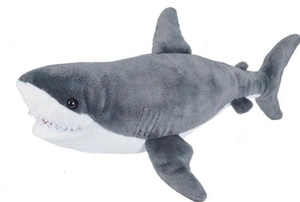 Great White Shark Stuffed Animal - 15"