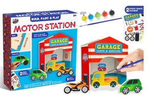 Build, Paint and Play Motor Station Kit
