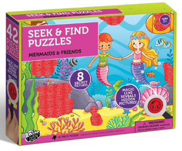 Seek & Find Puzzles Mermaids & Friends