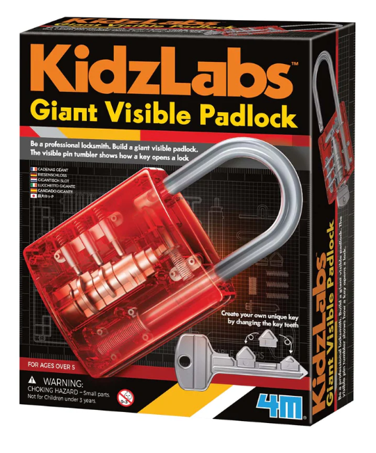 4M-Kidz Labs Giant Visible Padlock