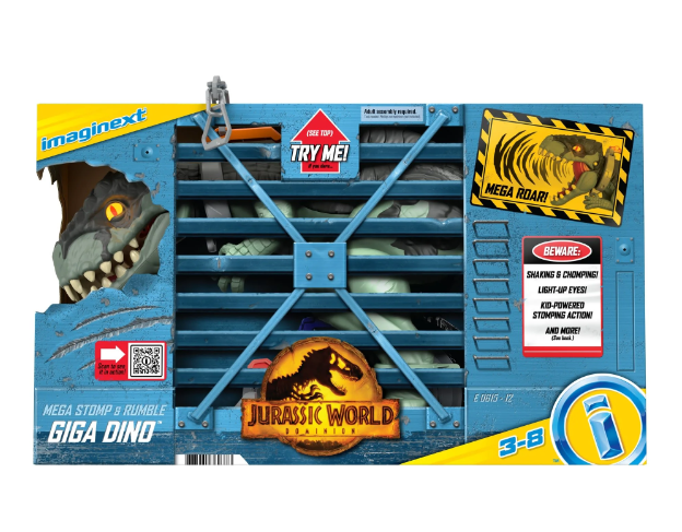 Imaginext Jurassic World Dominion Giga Dinosaur Toy With Lights & Sounds