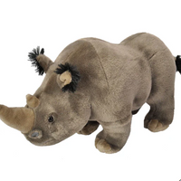 White Rhino Stuffed Animal - 12"