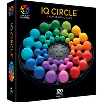 SmartGames IQ Deluxe: Circle - 120 Challenges Featuring a Deluxe Travel Case for Ages 14 - Adult