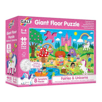 Giant Floor Puzzle: FAIRIES & UNICORNS