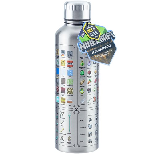 FEB229655 - MINECRAFT WATER BOTTLE AND STICKER SET - Previews World