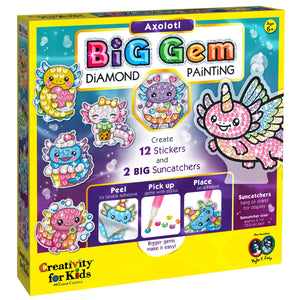 Big Gem Diamond Painting - Axolotl
