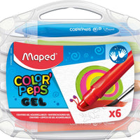 Color’Peps Watercolor Gel Retractable Crayons x6