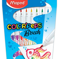 Color’Peps Brush Tip Ultrawashable Markers x10