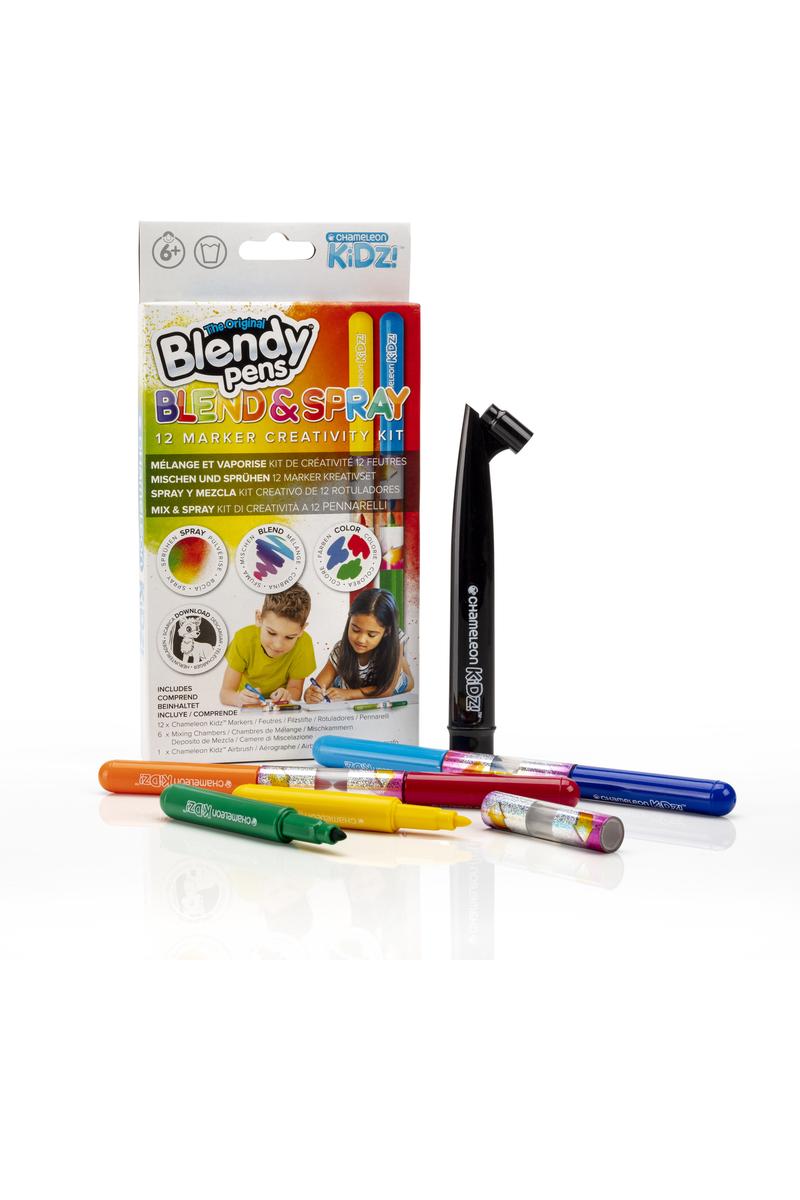 The Original Blendy™ Pens 'Blend & Spray' 12 Marker Creativity Kit