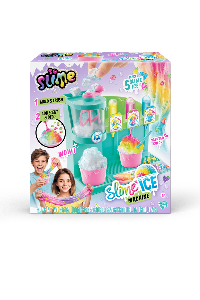 So Slime DIY Fluffy Ice Cream Factory, Maak slijm ijs, 3 slijm stijlen, leuke decoraties accessoires, veilig lijmvrij slijm, leeftijd 6
