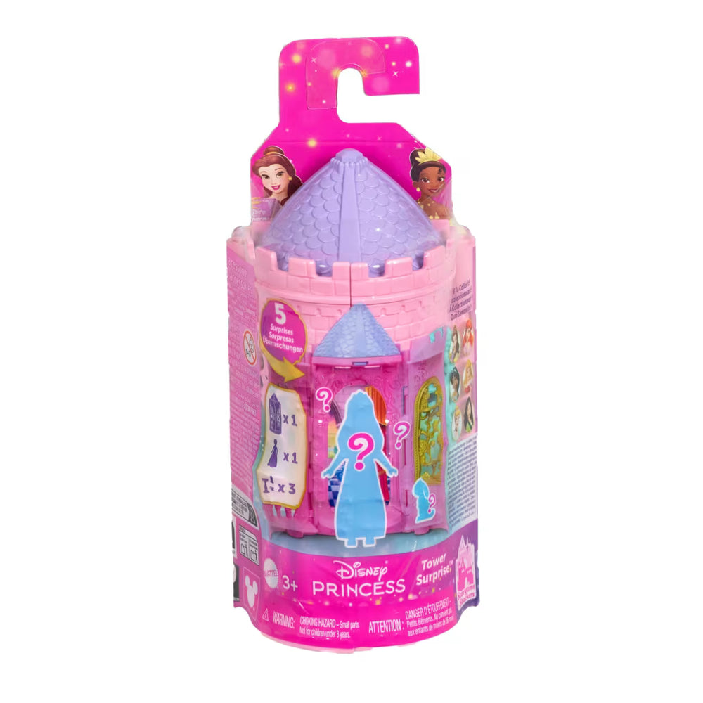 Disney Princess Tower Surprise Small Dolls & Stacking Playsets With 5 ...