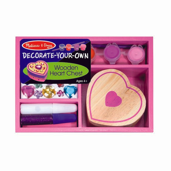 Decorate-Your-Own Wooden Heart Box