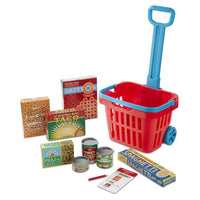 Fill & Roll Grocery Basket Play Set