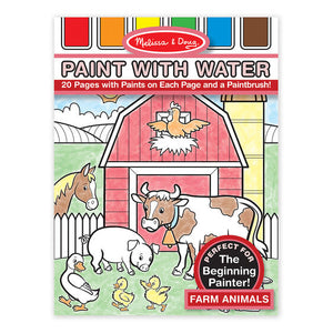 Farm Animals Paint with Water Kids' Art Pad