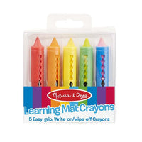 Learning Mat Crayons
