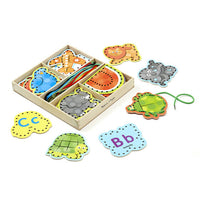 Alphabet Lacing Cards
