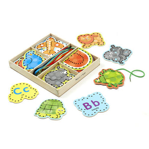 Alphabet Lacing Cards
