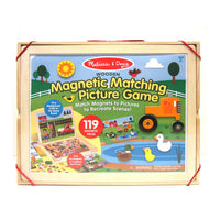 Wooden Magnetic Matching Picture Game
