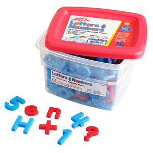 AlphaMagnets® and MathMagnets® Colorcoded, 214 Pieces