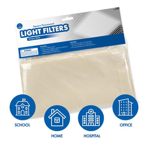 Square Fluorescent Light Filters (Whisper White)