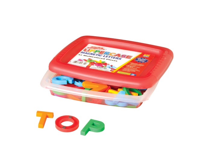 AlphaMagnets® Multicolored Uppercase, 42 Pieces