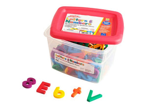 AlphaMagnets® and MathMagnets® Multicolored, 126 Pieces