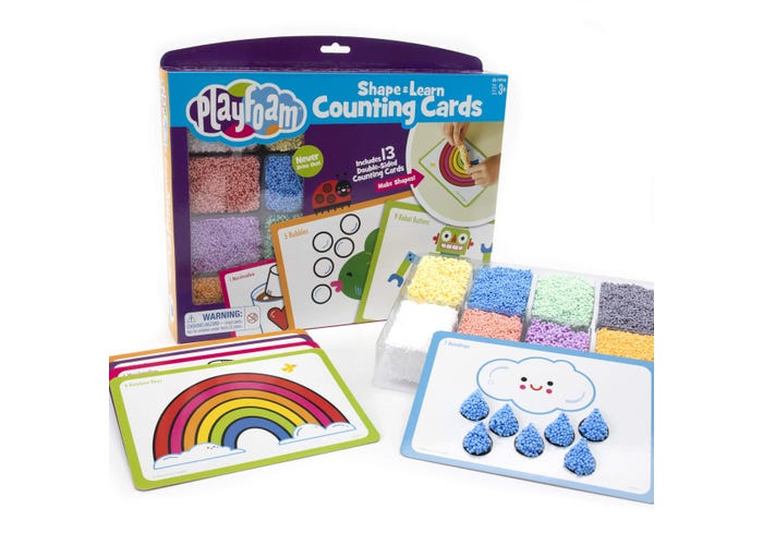 Playfoam® Shape & Learn Counting Cards
