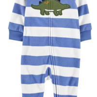 Dinosaur Zip-Up Fleece Sleep & Play