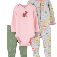 3-Piece Fox Outfit Set