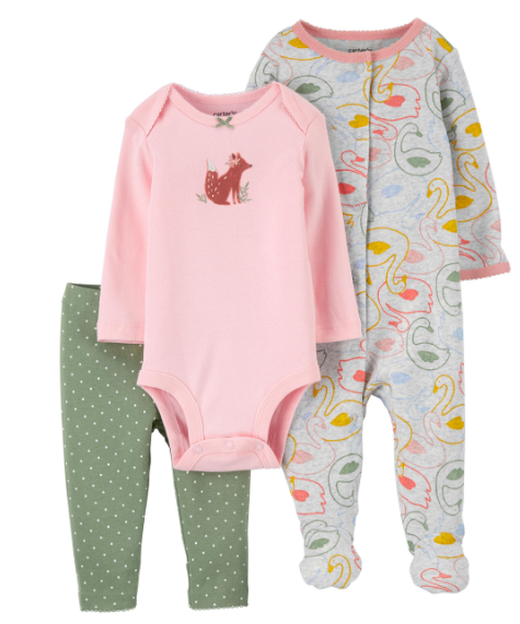 3-Piece Fox Outfit Set