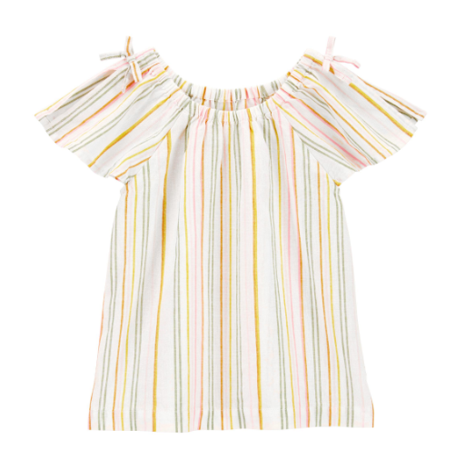 Striped Linen Top