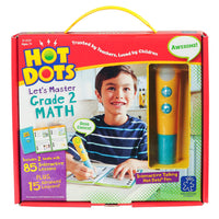 Hot Dots® Jr. Let's Master Grade 2 Math Set with Hot Dots® Pen