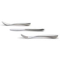 Polish™ Stainless Steel Toddler Fork, Knife & Spoon Set