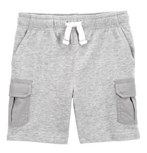 Pull-On Knit Cargo Shorts