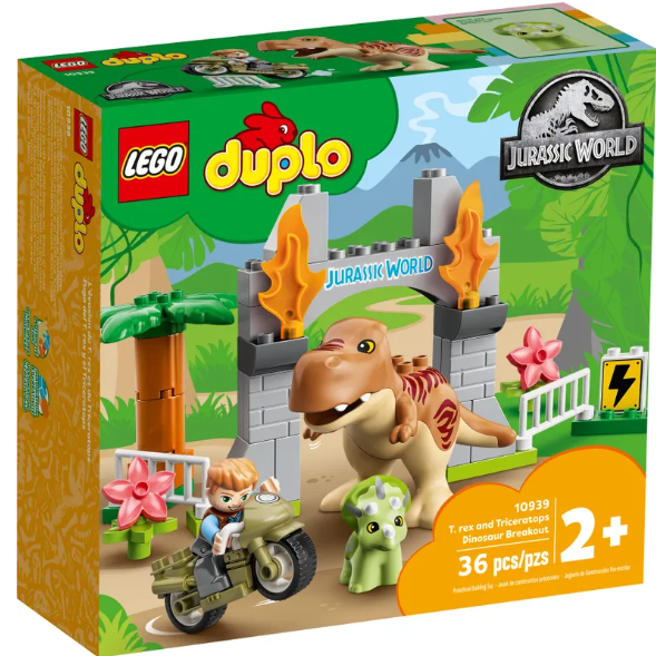 LEGO® T. rex and Triceratops Dinosaur Breakout