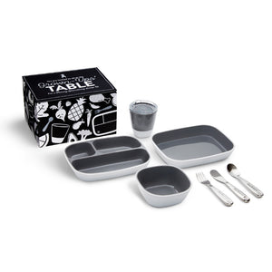 Grown-Ups Table Dining Set with Personalized Polish™ Utensil Set