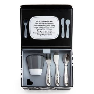 Grown-Ups Table Dining Set with Personalized Polish™ Utensil Set