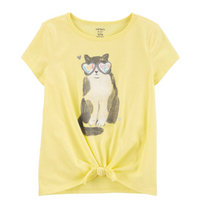 Cat Sunglasses Jersey Tee