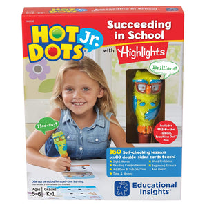 Hot Dots® Jr. Succeeding in School with Highlights™ Set with Ollie—The Talking, Teaching Owl™ Pen